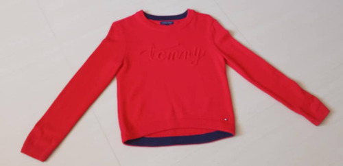 Sueter Rojo Niña Tommy Hilfinger Talla 8-10