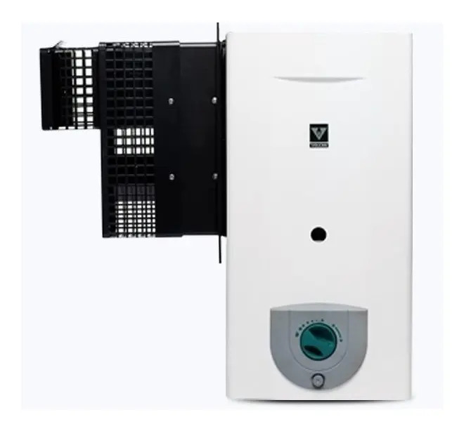 Calefon Volcan 315irvn 14l Gn Tiro Balanceado Izquierdo Color Blanco