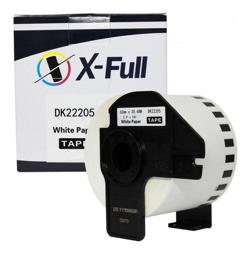 Etiqueta Térmica X-full Compatível Para Ql-500 Ql-810w 62x30