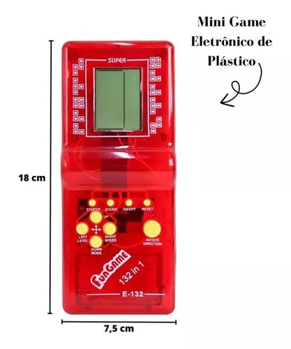 Vídeo Game Portátil De Mão 9999 Jogos In 1 Mini Game Antigo Retrô - Clink -  Minigame - Magazine Luiza