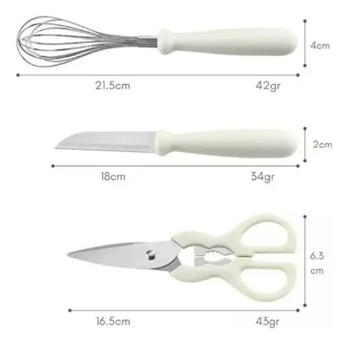 Kit Juego De Utensilios De Cocina 5 Herramientas
