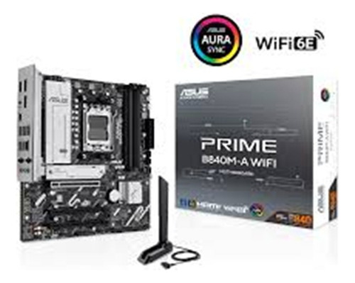 Tarjeta Madre Asus Prime B840m-a Wifi Am5 Ddr5 Pcie 4.0 Matx