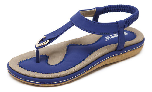 Nuevo Sandalias De Verano 2024 En Metal Con Hebilla De