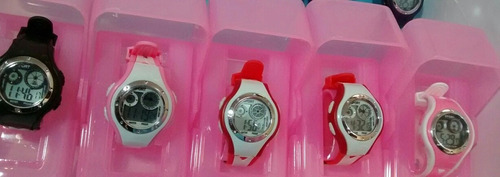 Relógio Feminino Digital Academia C/ Led Alarme Kit C/ 12