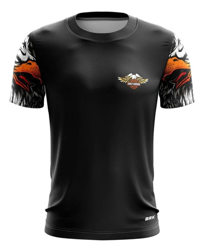 Camiseta Camisa Harley Davidson Brk Masculina Dry Fit Uv 50+