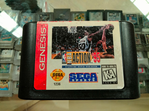 Nba Action 95 Starring David Robinson Sega Genesis