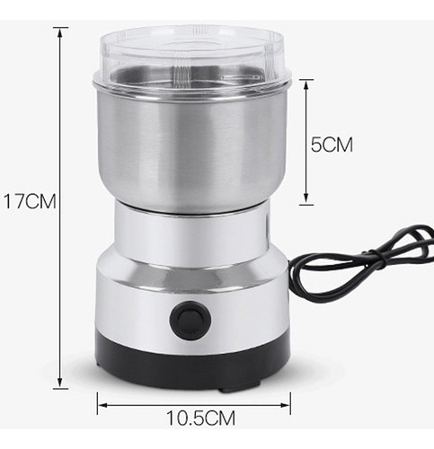 Triturador Elétrico Grãos Multifunções Descascador De Café