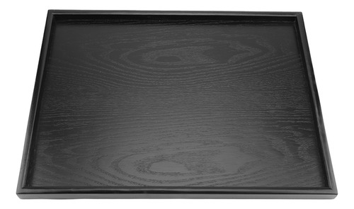 Bandeja De Té De 35 X 24 Cm, Forma Rectangular, Madera Maciz