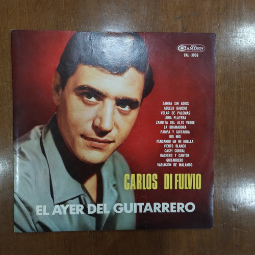 Disco Vinilo Carlos Di Fulvio, El Ayer Del Guitarrero, Rca