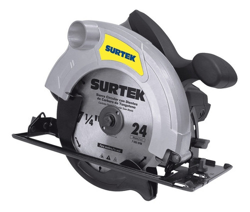 Sierra Electrica Circular Para Disco 1500w 7-1/4  Corte 