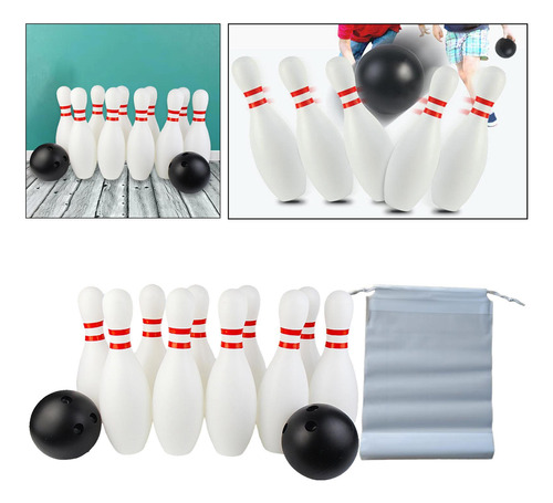 Kids Bowling Set Indoor Play Toys Party Favors Motor Skills