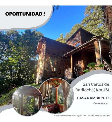 Casa - Cabaña De 5 Ambientes En Bariloche: Oportunidad Para Inversores O Residencial