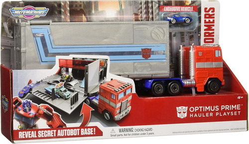 Micromachines Transformers Optimus Prime Hauler Playset Color Multicolor