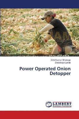 Libro Power Operated Onion Detopper - Londe Dattatraya