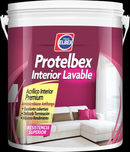 20k Pintura Interior Super Lavable Protelbex Elbex 