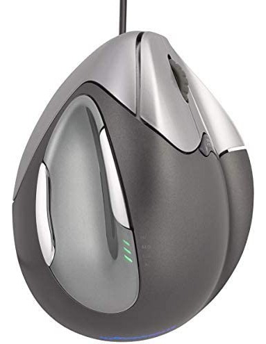Mouse Ergonomico Vertical Con Cable Usb Gris | Evoluent V...
