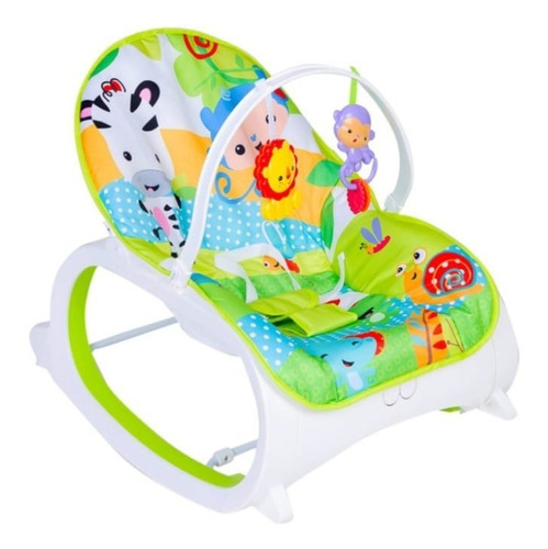 Silla Mecedora Vibradora Musical Antireflujo Para Bebe Gorda