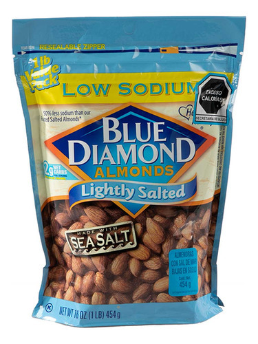 Almendra Blue Diamond sabor Sal De Mar 454g