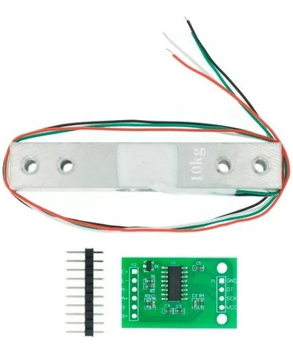 Sensor De Peso Hx711 Celda Carga 10kg Sensor Presión Arduino