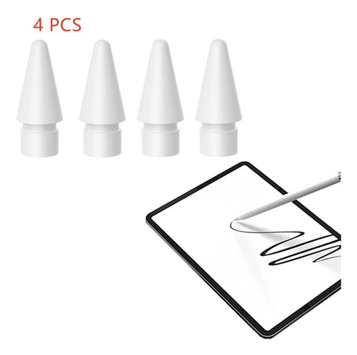 Adecuado Para Apple Pencil 1 Y 2 Punta Reemplazable 4pcs