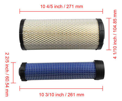 Para Juego De Filtros De Aire 785279 785261 Compatible Con