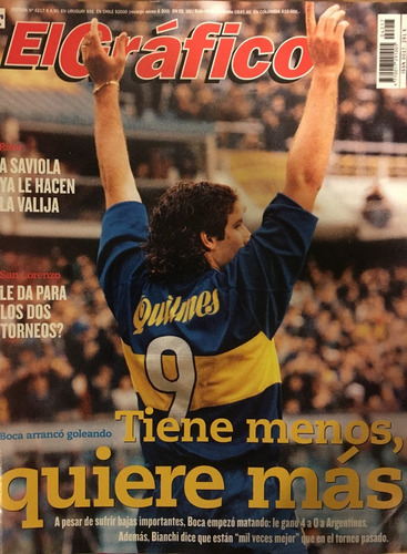 El Gráfico, N° 4217 Revista Fútbol Argentino, Cb