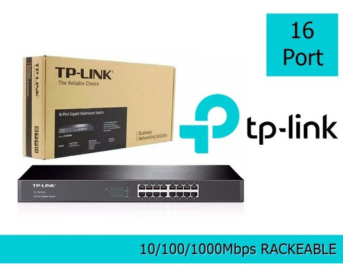 Switch Tp-link 16 Puertos Gigabit Sg-tl1016  Rackeable