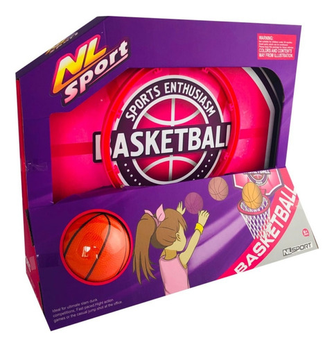 Aro De Basquet De Juguete Con Pelota