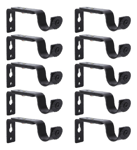 De Soporte Cortinero Para Pared Ajustable Gancho De 10