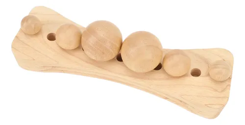 Camilla De Masaje De Madera, Elástica, Cuello, Espalda, Cade