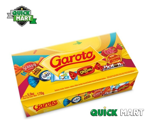 Chocolate Garoto Surtidos 170gr