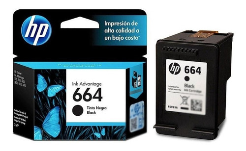 Imagen 3 de 8 de Cartucho Hp 664 Negro F6v29al Orig. 2675 2135 3635 3775 4675