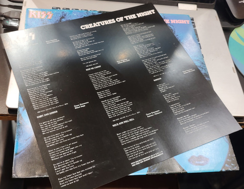 Kiss - Creatures Of The Night Lp Brasil 1ra Edic Iron Maiden Brasil 1ra Edicion (Usado)