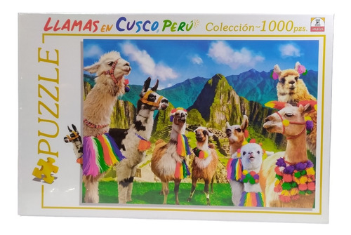Rompecabezas Llamas En Cusco Perú 1000 Piezas Puzzle Implas 