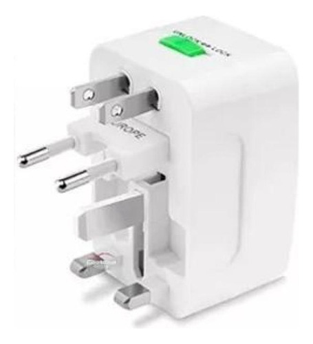 3 Adaptadores Tomada Europeu Universal Argentina México Eua