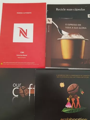 Manual Cafeteira Essenza C101 + Livro Receitas | MercadoLivre