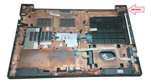 Carcaça P/ Notebook Lenovo 310 15isk 310 15ikb - Leia Tudo Preto/prata