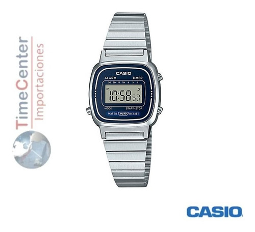 Reloj Casio Digital Para Mujer La670wa Vintage Clásico  