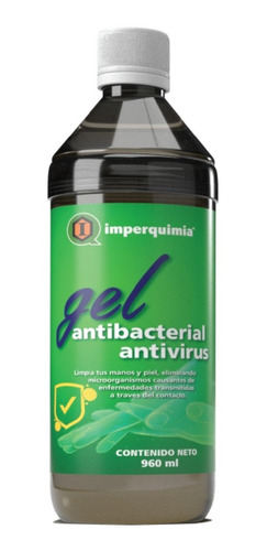 Imagen 1 de 8 de Gel Antibacterial 80% Alcohol / Hecho En México / 960 Ml