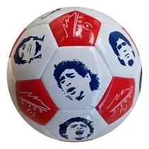 Comprar Pelota De Futbol Ch1 Dm10 Maradona Mrd3200 Caras Unicas Color Rojo