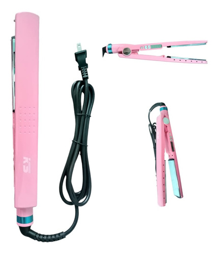 Plancha Alaciado Cabello Pelo Profesional Ks 1 1/2 Titanium