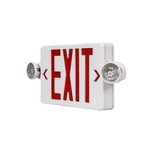 Led Exit Sign With Emergency Lights, Exit Sign Lights W...