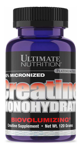 Creatina Ultimate Nutrition 120gr. Micronizada Importado Usa