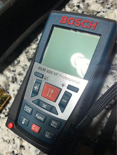 Medidor Distancia Láser Bosch Glm 250vf Distancia 250 Metros (Usado)
