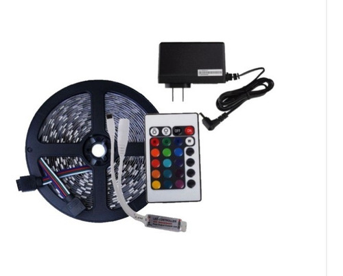 Kit Tira Led Rgb 5050 Completa Exterior Interior Colores