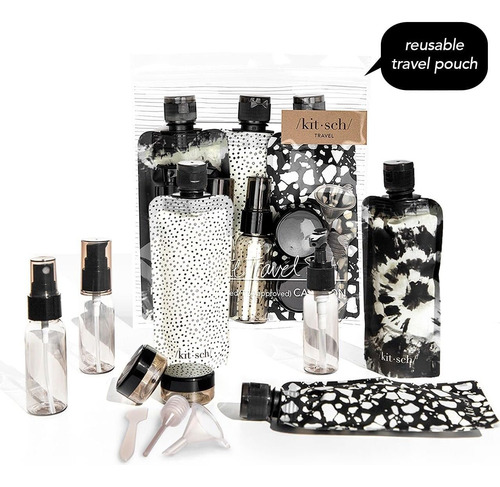Botellas De Viaje Modernas Contenedores Tarro Bolsa Portatil