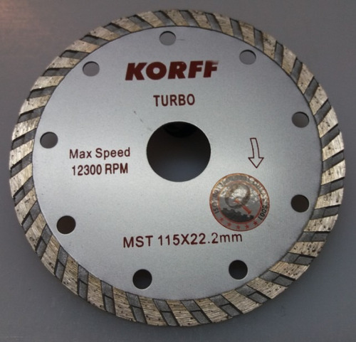 Disco Korff Turbo 115mm X 22.2mm - Herracor