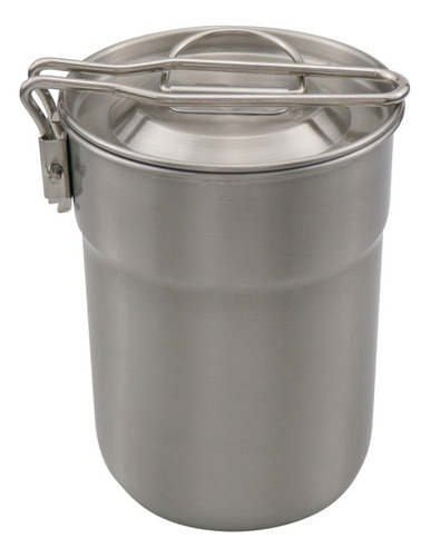 Taza Y Olla De Acampada De Acero Inoxidable De 1 Litro Con T