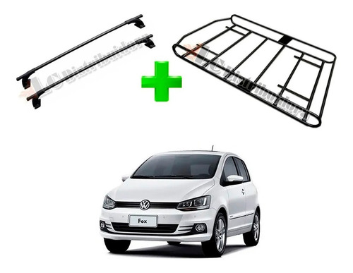 Barra Porta Equipaje Vw Fox 3 Puertas + Parrilla Dk