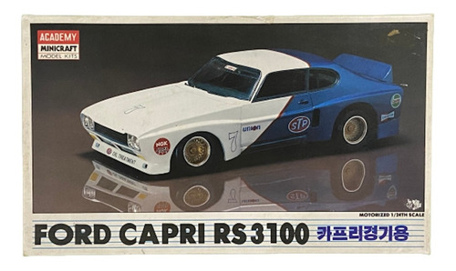 Ford Capri Rs 3100 1/24 Academy Kit Montar Plastimodelismo